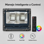 Reflector Solar RGB 500W — Multicolor con Panel Solar y Control Remoto miniatura 5