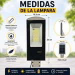 Lampara solar 100 watt con tubo de soporte miniatura 4