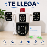 CÁMARA 3 LENTES 4K ULTRA HD – SEGURIDAD TOTAL 360° miniatura 4