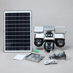 Cámara Solar Inteligente WiFi Triple Lente 360° — 3 Focos LED miniatura 1