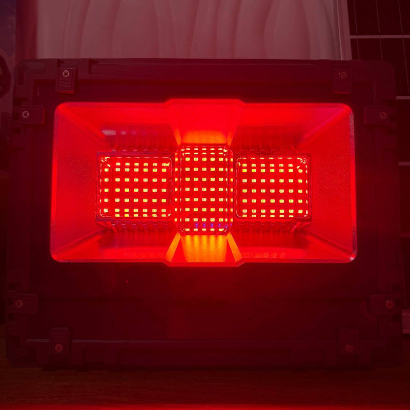 Reflector Solar RGB 500W — Multicolor con Panel Solar y Control Remoto foto 9