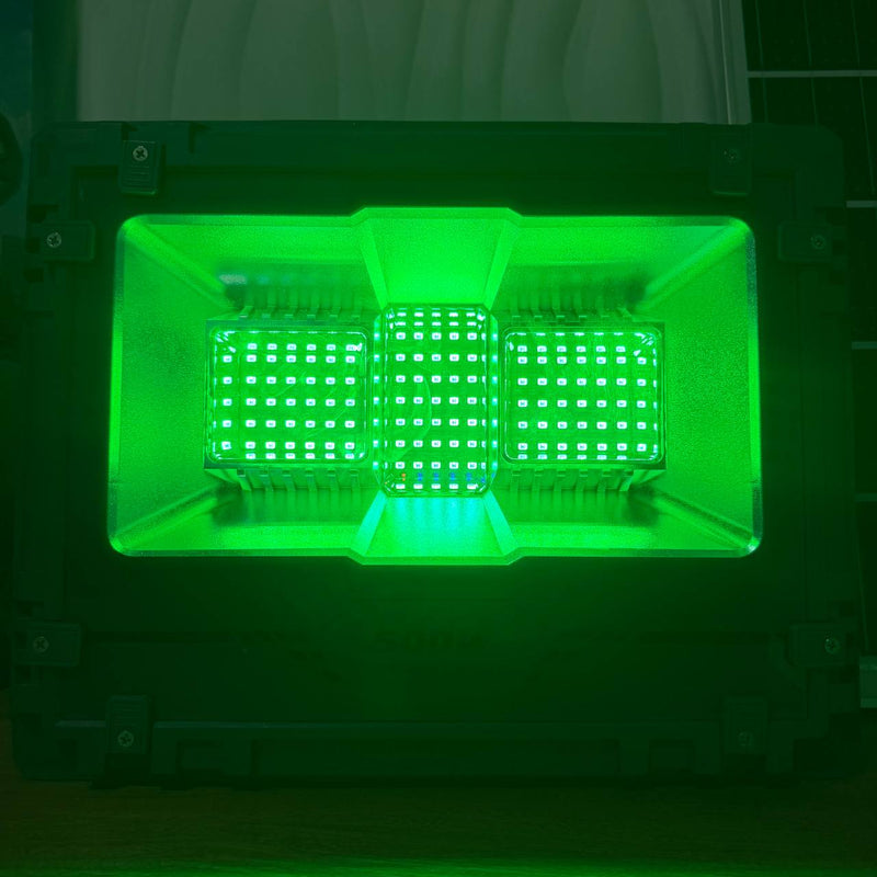 Reflector Solar RGB 500W — Multicolor con Panel Solar y Control Remoto foto 10