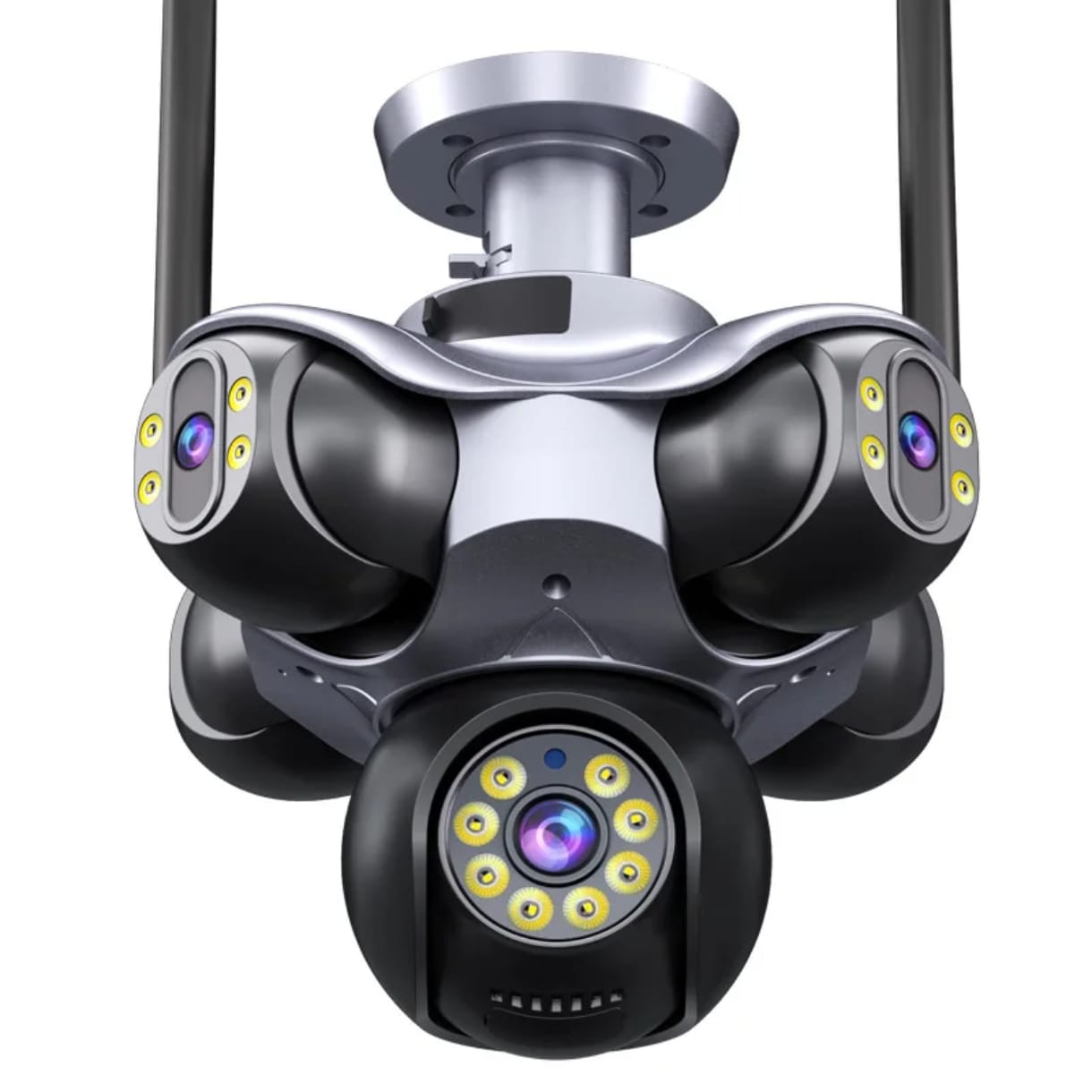 Camara pulpo 5 lentes wifi 4k