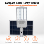 Lámpara Solar Hardy 1500W — Alumbrado Público con Panel Solar Independiente y Control Remoto miniatura 2