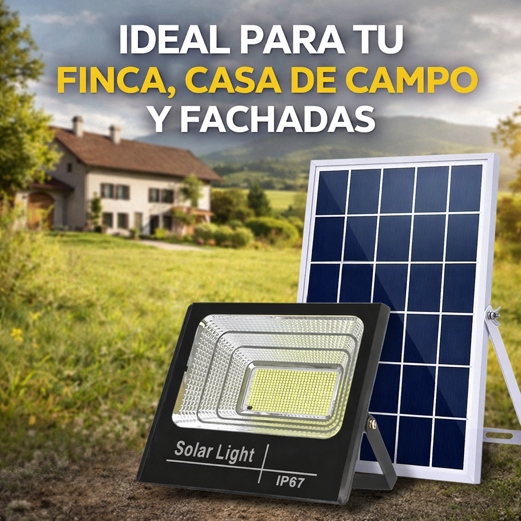 Reflector Solar 1.200 WATT Tecnología IP67 SOLAR LIGHT