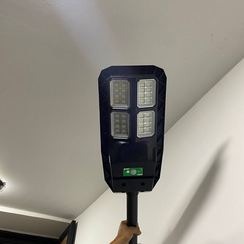 Lámpara Solar Cclamp 600W – Luz de Calle IP66 con Tubo y Control Remoto foto 9