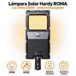 Lámpara Solar Hardy ROMA — Luz Cálida 3000K · Alumbrado Público Certificado RETILAP miniatura 2