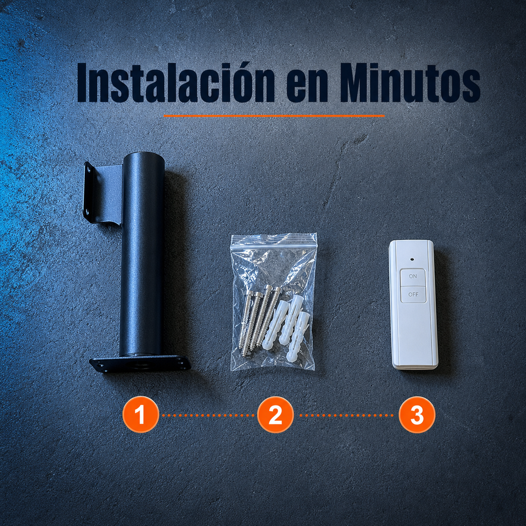 Lámpara Solar Hardy 300W — Luz de Calle con Control Remoto - 7