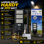 Lámpara Solar Hardy 300W – Luz de Calle IP67 con Control Remoto y Sensor 1 año de garantia miniatura 1