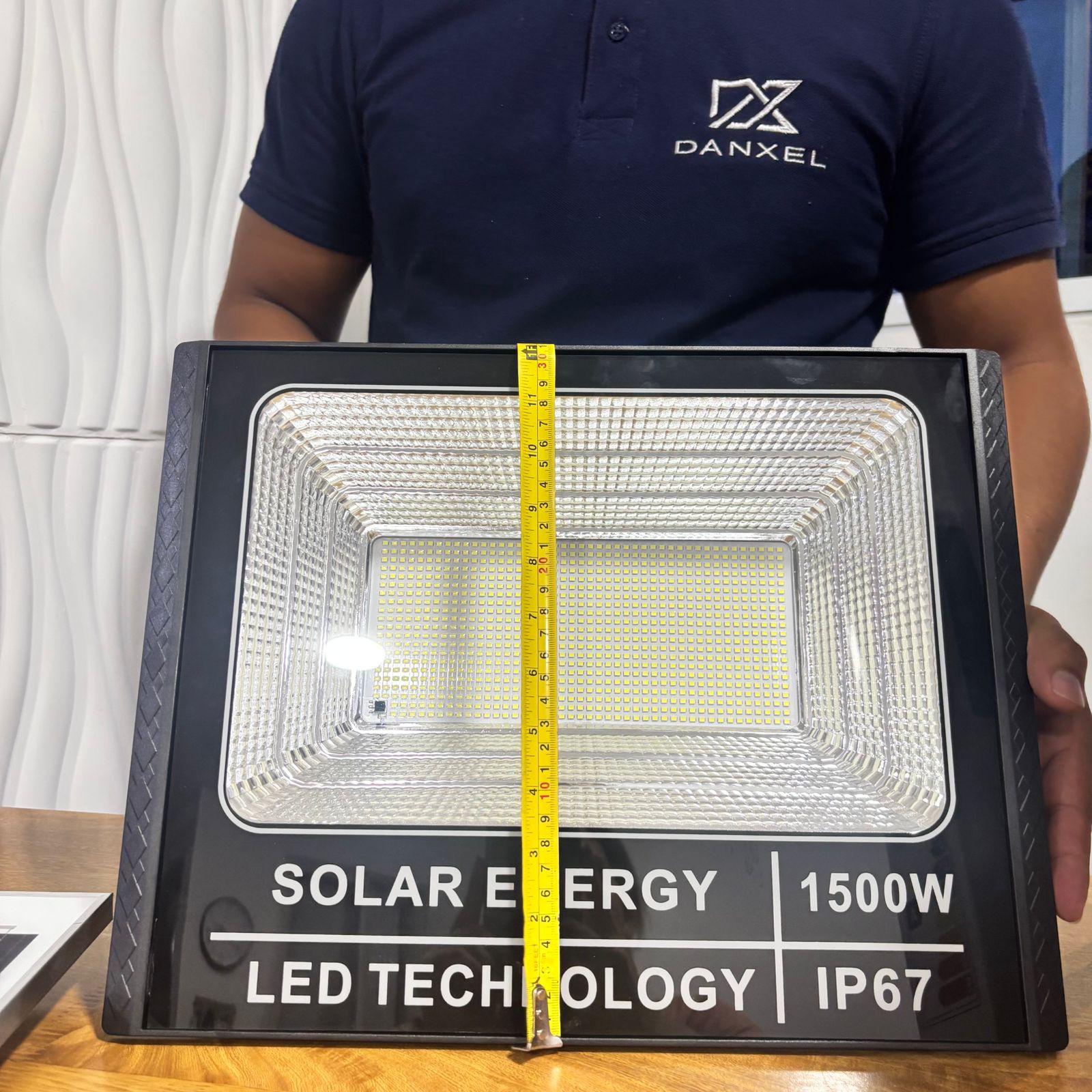 Reflector Solar 1500 WATT Tecnología IP67 SOLAR LIGHT 1 año de garantía