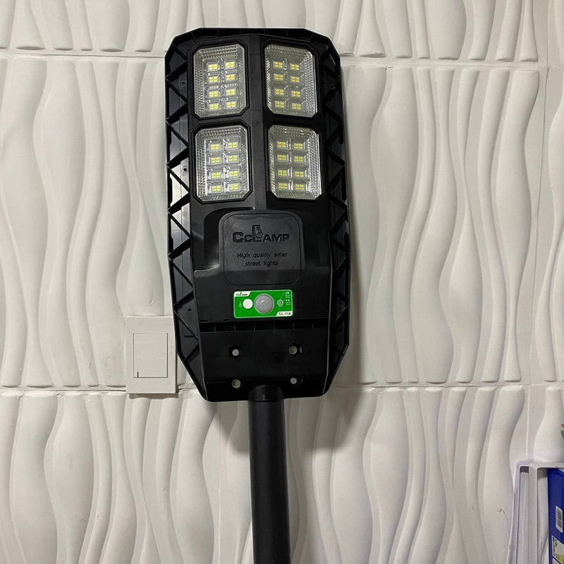 Lámpara Solar Cclamp 600W – Luz de Calle IP66 con Tubo y Control Remoto foto 8