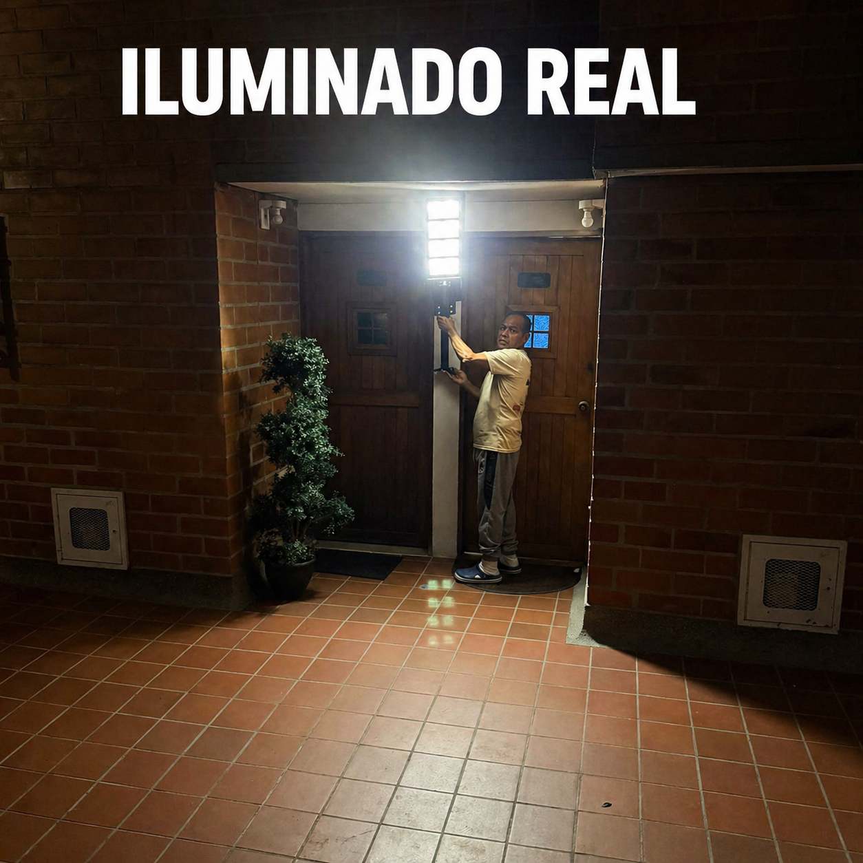 Lampara solar Jortan original de 400 watt un año de garantia tamaño 73CM x 25 CM Ilumina 200 a 250 m2