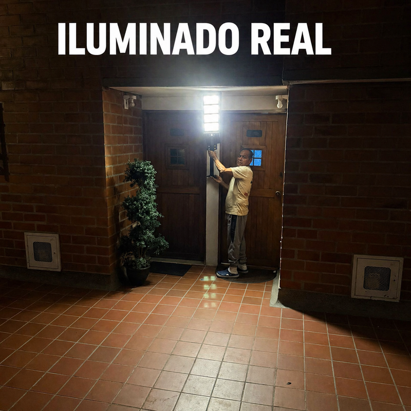 Lampara solar Jortan original de 400 watt un año de garantia tamaño 73CM x 25 CM Ilumina 200 a 250 m2 foto 3