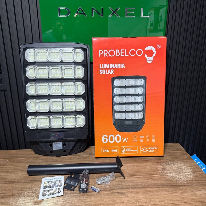 Lámpara Solar Probelco 600W — 25 Módulos LED, Control Remoto y 2 Años de Garantía foto 8