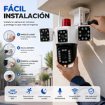 CÁMARA 3 LENTES 4K ULTRA HD – SEGURIDAD TOTAL 360° miniatura 2