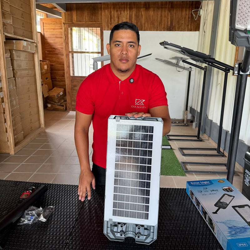 Lámpara Solar Hardy 400W — Iluminación Amplia y Uniforme foto 10