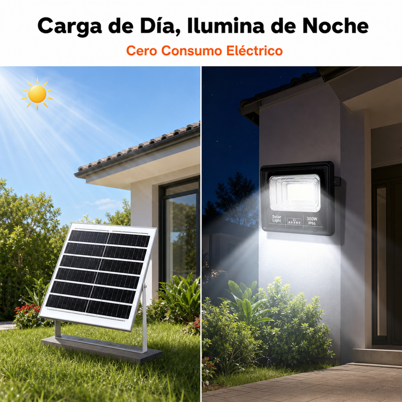 Reflector Solar Jortan 300W — Seguridad para tu Hogar foto 5