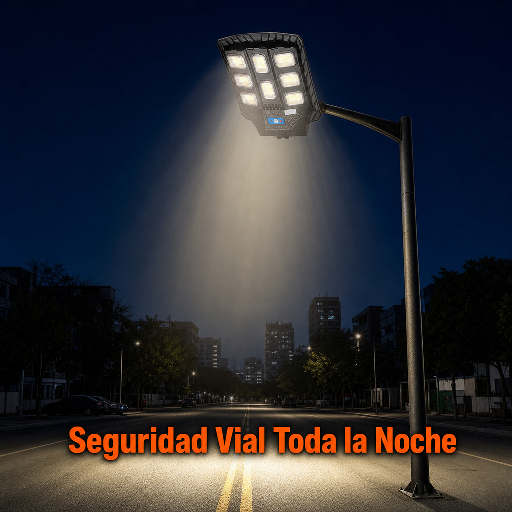 Lámpara Solar Hardy 300W — Luz de Calle con Control Remoto - 4