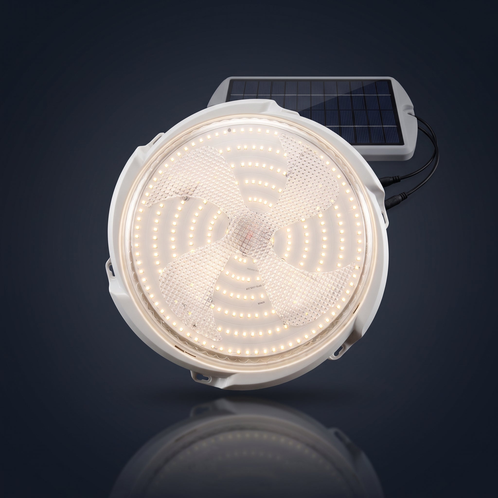 IA-STUDIO Lámpara solar LED interior toma premium