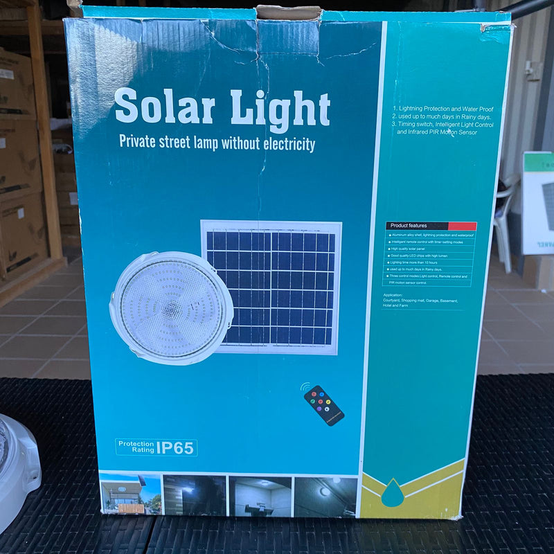 Lámpara Solar LED de Interior para el Hogar 100W – Panel Independiente + Control Remoto foto 6