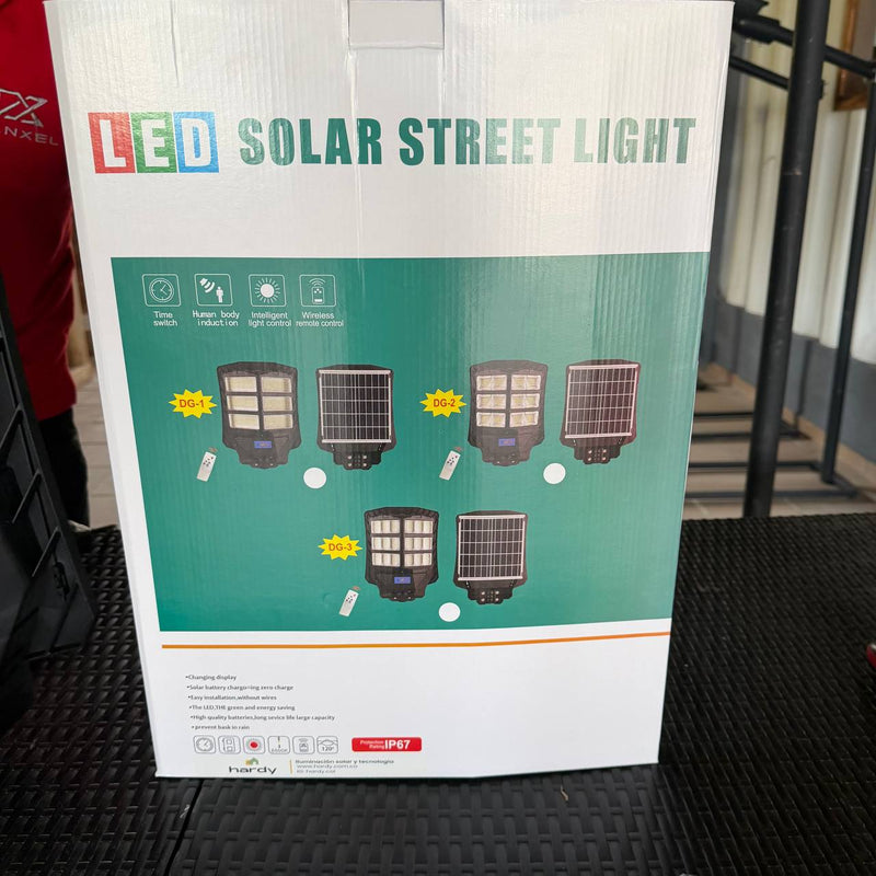Lámpara Solar Hardy 300W — Luz de Calle con Control Remoto foto 8