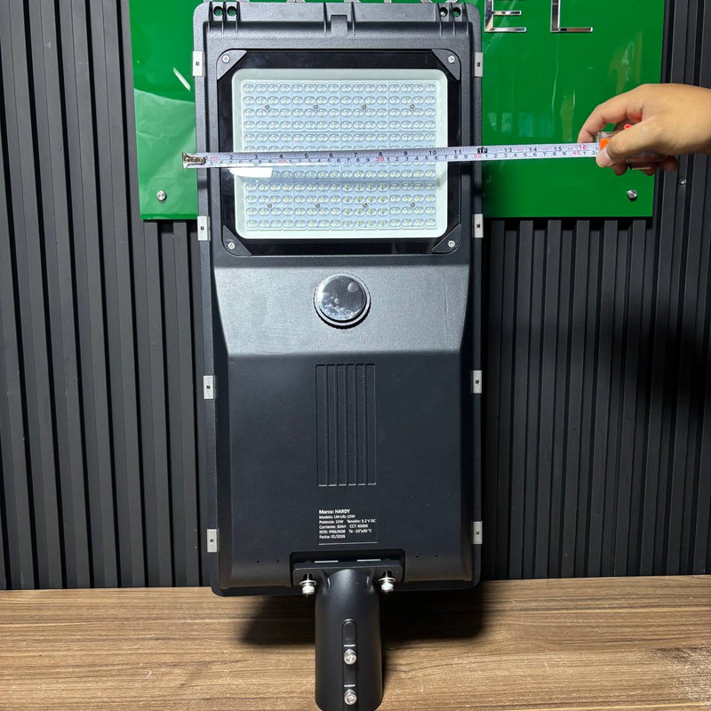 Lámpara Solar Hardy ROMA — Luz Fría 6500K · Alumbrado Público Certificado RETILAP foto 9
