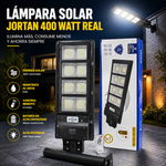 Lampara solar Jortan original de 400 watt un año de garantia tamaño 73CM x 25 CM Ilumina 200 a 250 m2 miniatura 1
