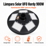 Lámpara Solar UFO Hardy 900W – Luz 360° con Sensor de Movimiento y Control Remoto miniatura 3