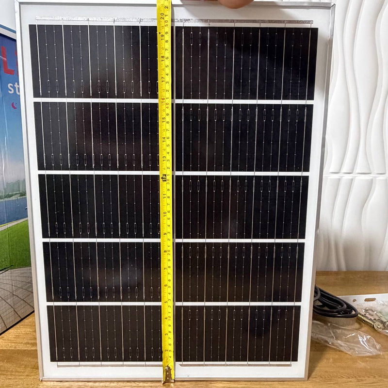 Reflector Solar RGB 500W — Multicolor con Panel Solar y Control Remoto foto 12