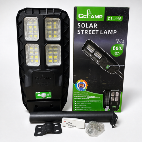 Lámpara Solar Cclamp 600W kit completo
