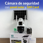 Cámara Solar 4g - 2 lentes  Interiores y Exteriores - Funciona con Chip (Claro o Movistar) miniatura 3