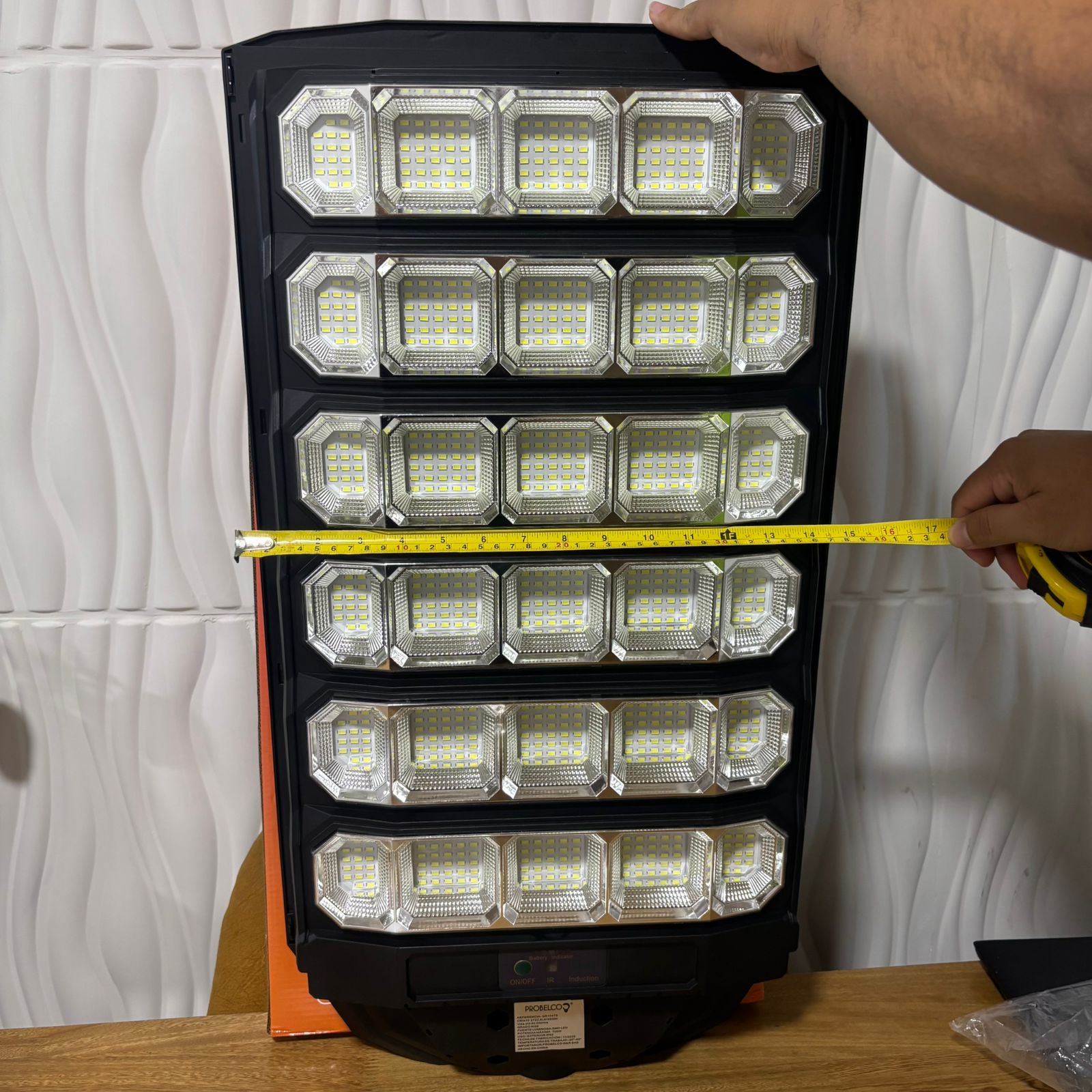Lampara solar de 700 watt original probelco 2 años de garantia