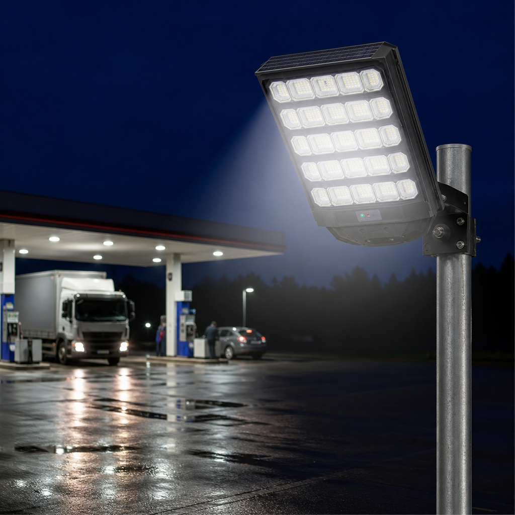 Lámpara Solar Probelco 600W — 25 Módulos LED, Control Remoto y 2 Años de Garantía - Kit completo