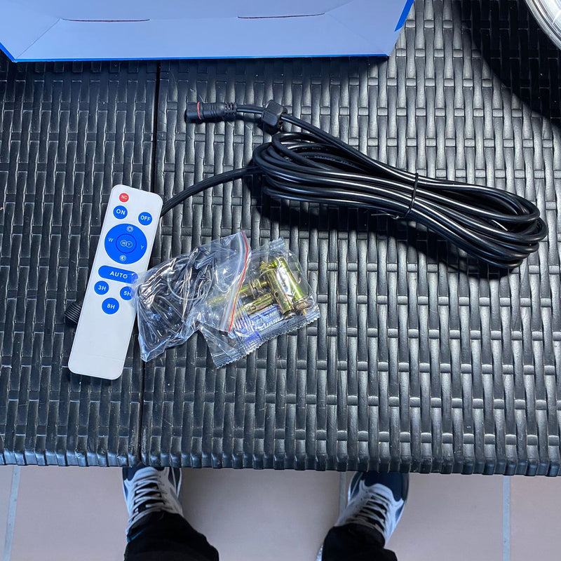Lámpara Solar LED Hardy 300W – Tipo Campana con Panel Solar y Control Remoto foto 9