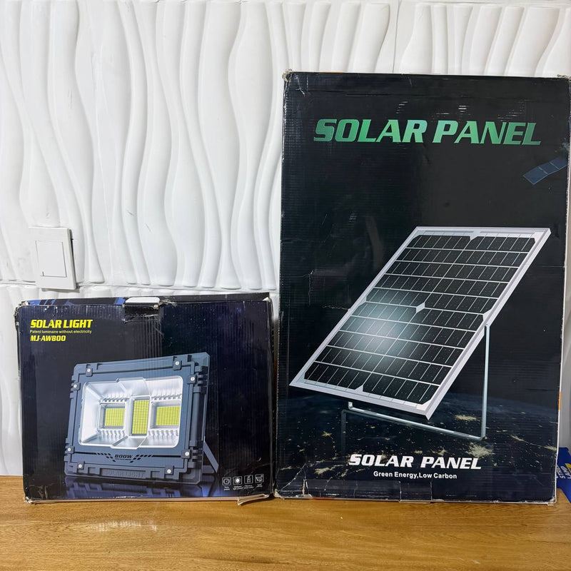 Reflector Solar MJ-AW800C 800W — Alta Potencia con Panel Solar y Control Remoto foto 14