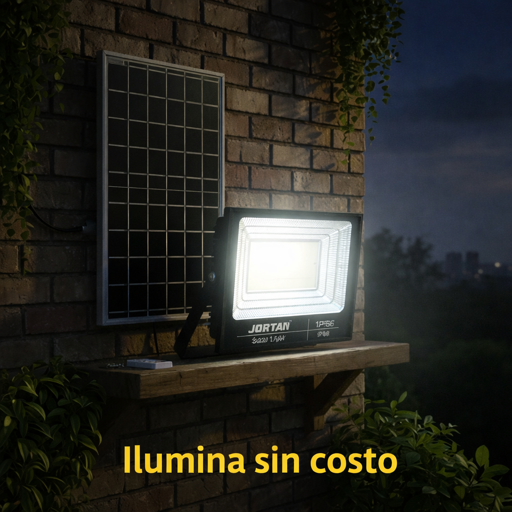 Reflector Solar Joetan 1200W Alta Potencia – Ilumina Como de Día + Garantía 1 Año
