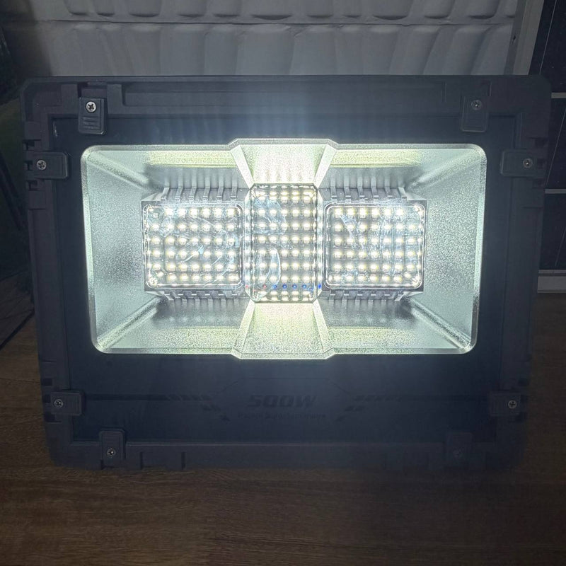 Reflector Solar RGB 500W — Multicolor con Panel Solar y Control Remoto foto 16
