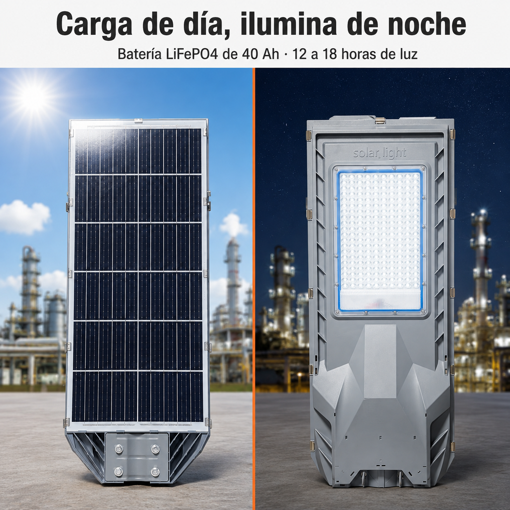 Lámpara Solar Hardy Solaris 2000 — Luz Fría 6500K · Industrial y Áreas Extensas - 4