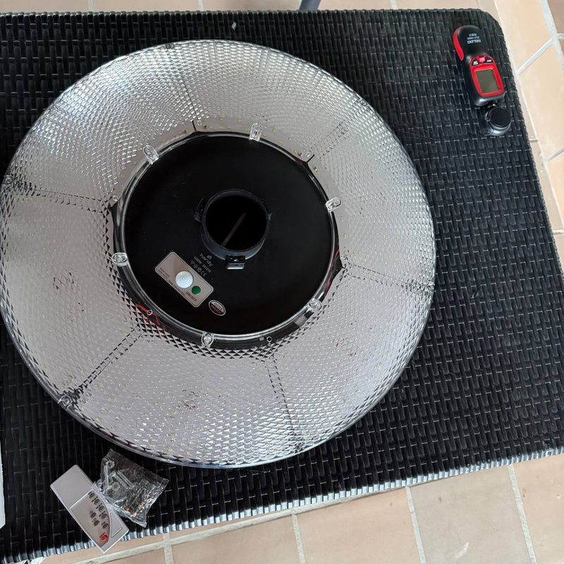 Lámpara Solar UFO Hardy 1200W — Iluminación 360° con Panel Separado foto 10