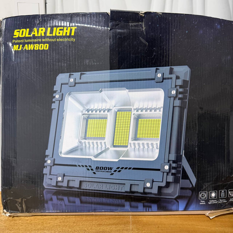 Reflector Solar MJ-AW800C 800W — Alta Potencia con Panel Solar y Control Remoto foto 12