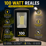Lampara solar 100 watt con tubo de soporte miniatura 6