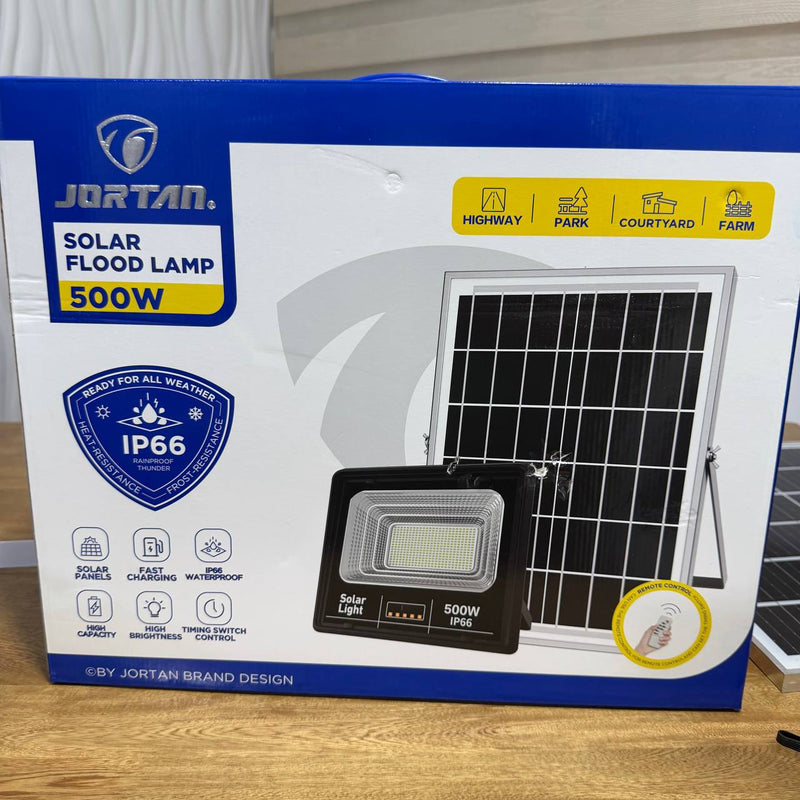 Reflector Solar Jortan 500W — Luz Potente con Control Remoto foto 8