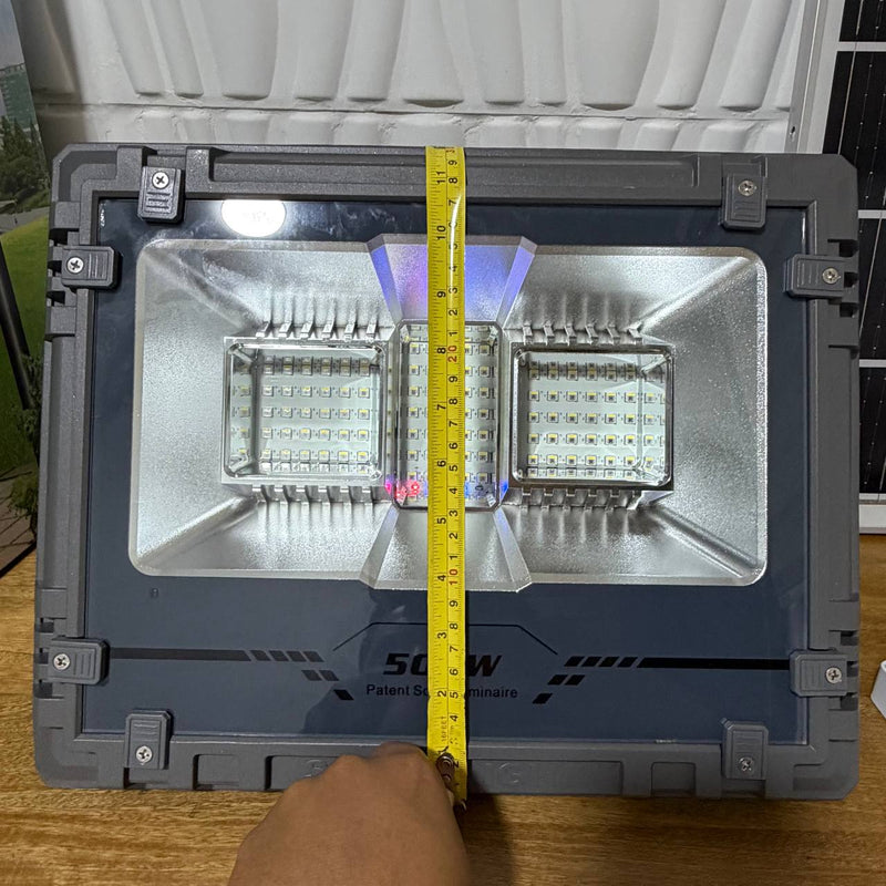 Reflector Solar RGB 500W — Multicolor con Panel Solar y Control Remoto foto 13