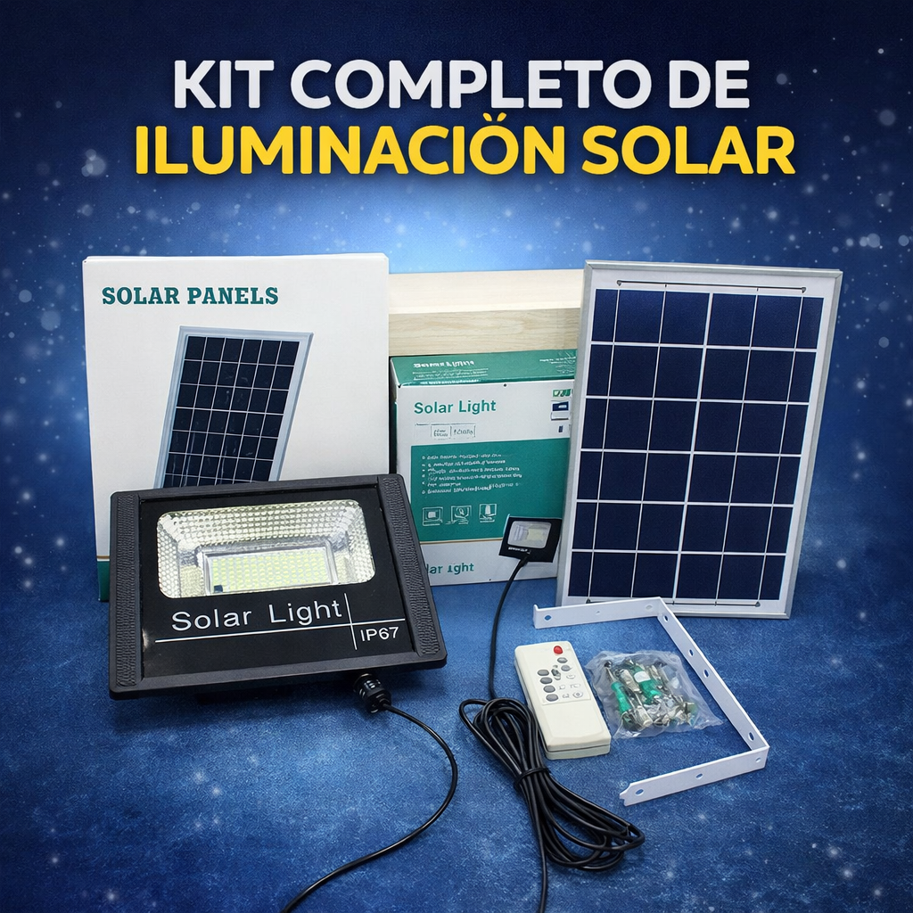 Reflector Solar 1.200 WATT Tecnología IP67 SOLAR LIGHT