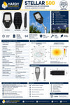 Lámpara Solar Hardy Estelar 500 — Luz Fría 6500K · Sensor de Movimiento y Control Remoto miniatura 7