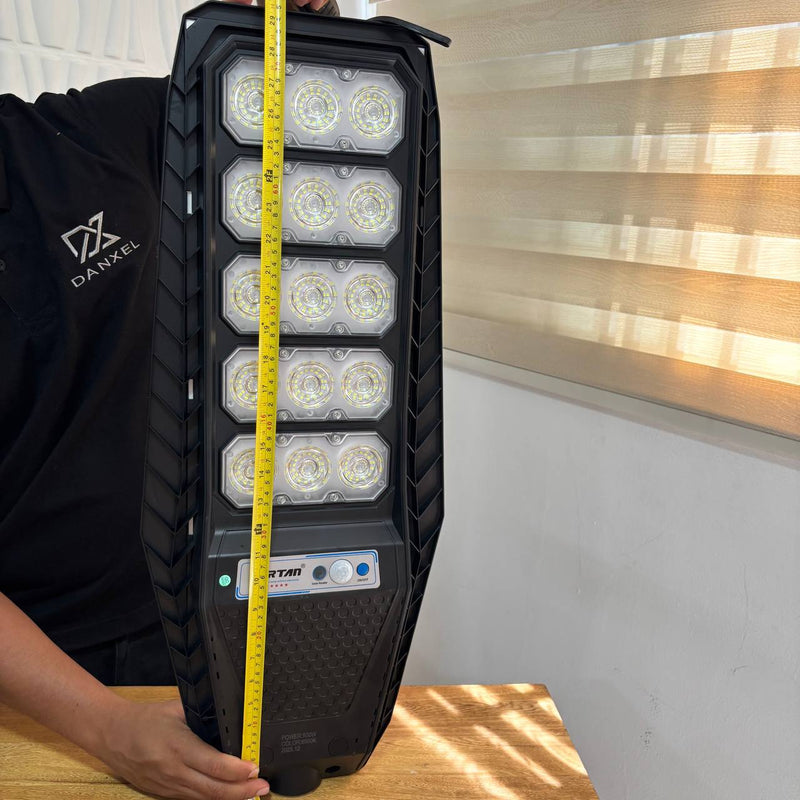 Lámpara Solar Jortan 500W – Luz de Calle Tamaño grande (75 × 29 cm)y Control Remoto foto 2