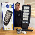 Lámpara Solar Jortan 500W – Luz de Calle Tamaño grande (75 × 29 cm)y Control Remoto miniatura 4