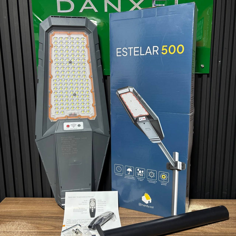 Lámpara Solar Hardy Estelar 500 — Luz Fría 6500K · Sensor de Movimiento y Control Remoto foto 11
