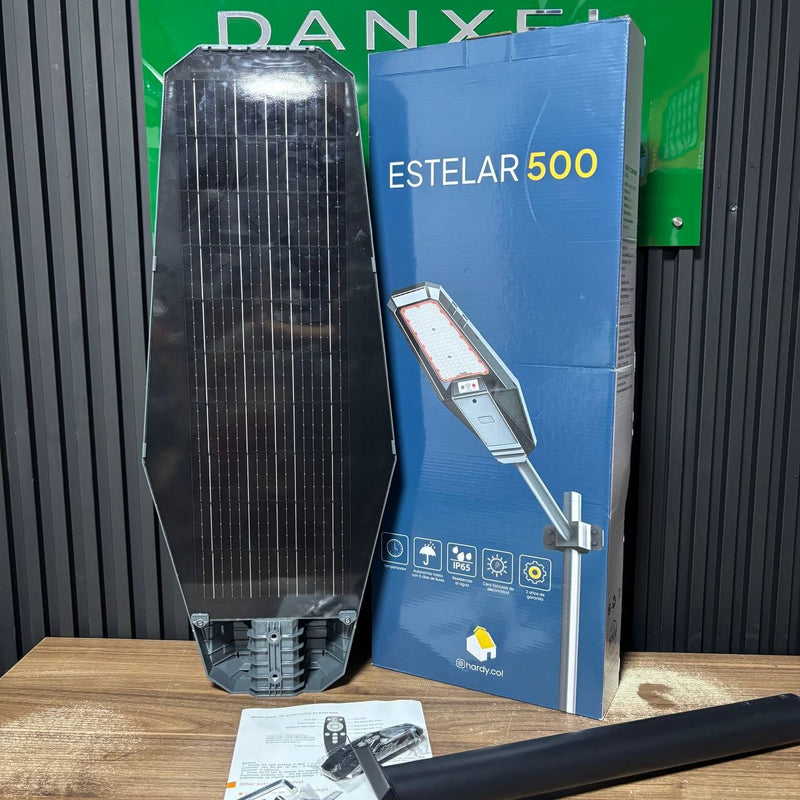 Lámpara Solar Hardy Estelar 500 — Luz Fría 6500K · Sensor de Movimiento y Control Remoto foto 12