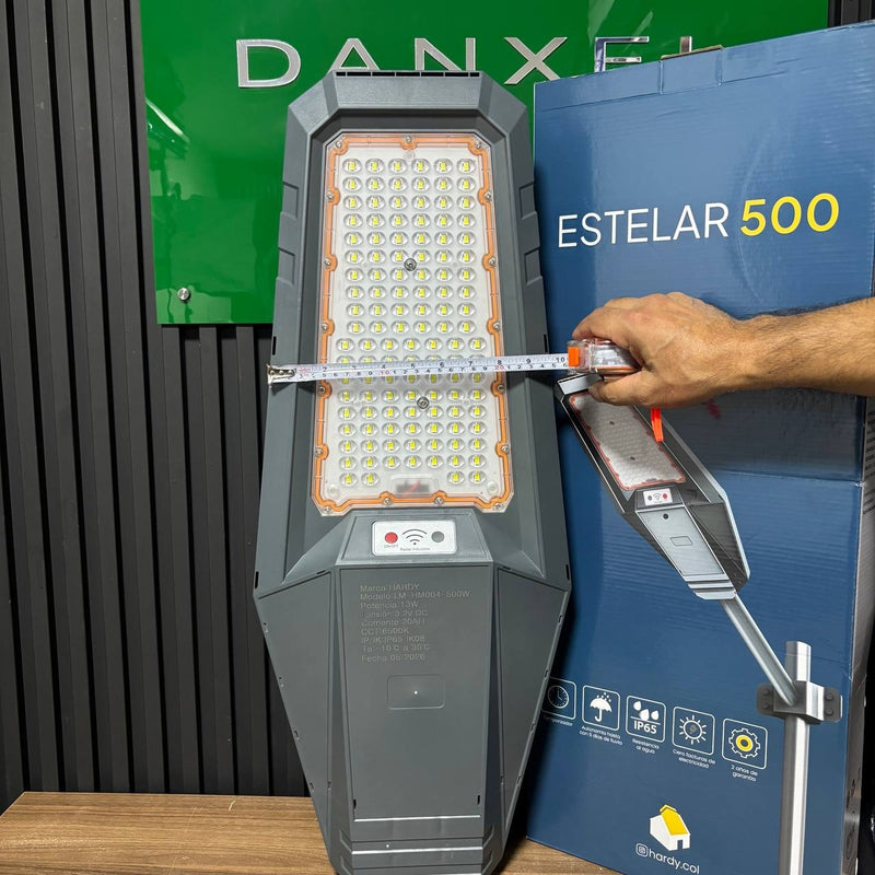 Lámpara Solar Hardy Estelar 500 — Luz Fría 6500K · Sensor de Movimiento y Control Remoto foto 13